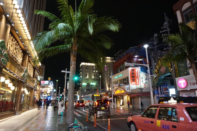 Night view of Kokusai Street