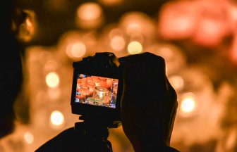 北海道　定山渓雪灯路