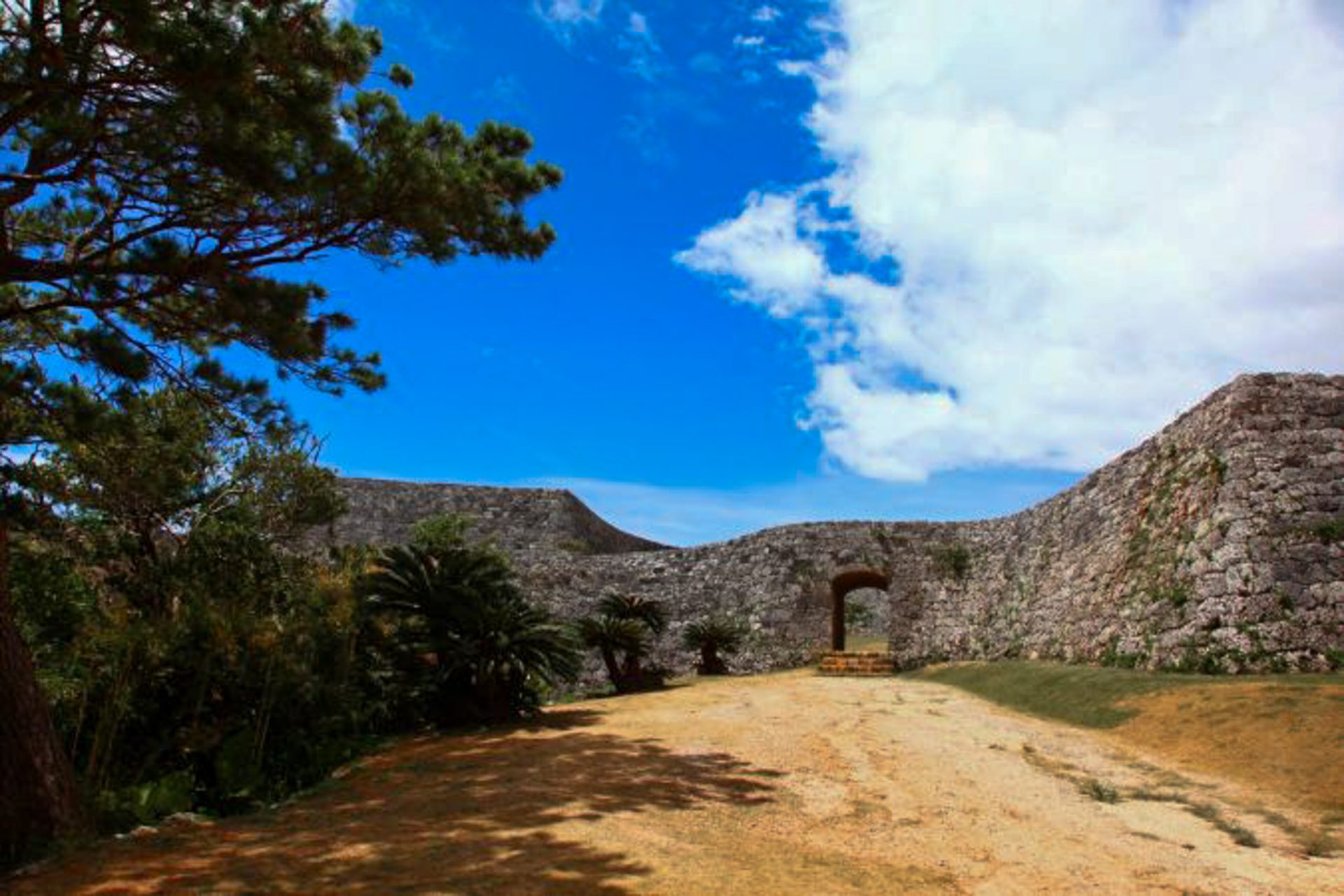 Zakimi Castle Ruins — UNESCO World Heritage castle built by Lord Gosamaru