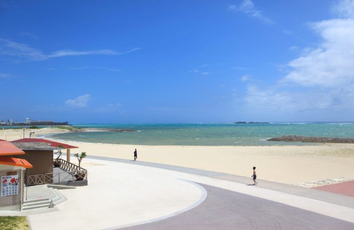 Toyosaki Chura SUN Beach — one of the largest man-made beaches in Okinawa