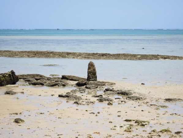 Hyakuna Beach — natural beach with pristine white sand in southern Okinawa
