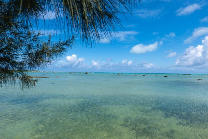 Crystal-clear Miyako Blue waters of Miyakojima