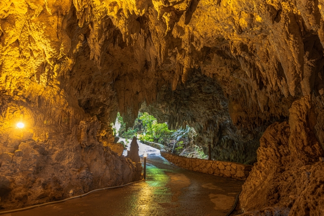 Inside Ibaruma Sabichi Cave on Ishigakijima