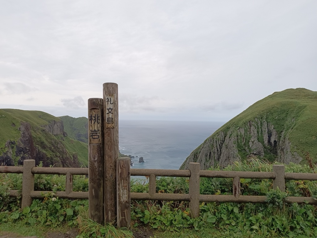 Momoiwa Trekking Course — Rebun's coastal cliff trail with wildflowers and open sea