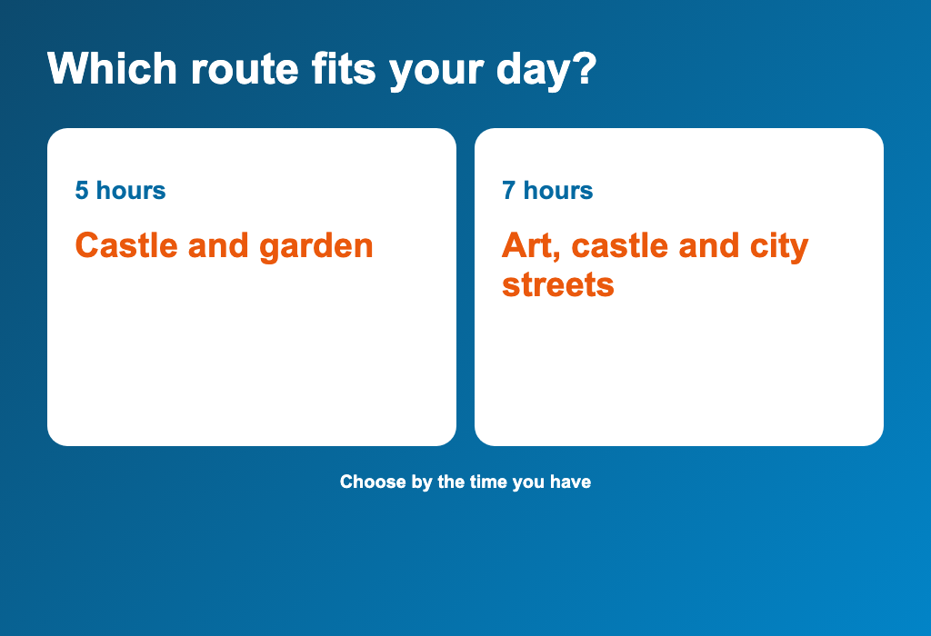 Choose a five-hour or seven-hour Kumamoto route